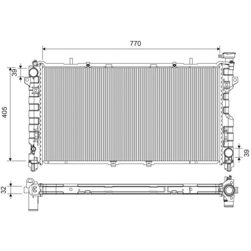 Valeo Engine Radiator 701434