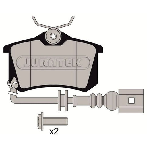 Juratek Rear Brake Pad Set JCP1645