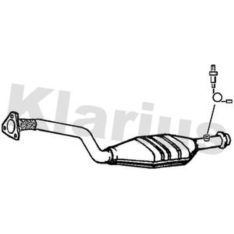 Klarius Catalyst Type Approved With Pipe Front 321263