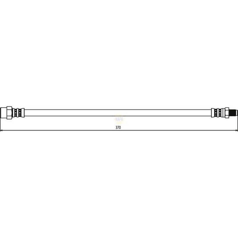 NAPA Brake Hydraulic Hose Line Front NBH1164