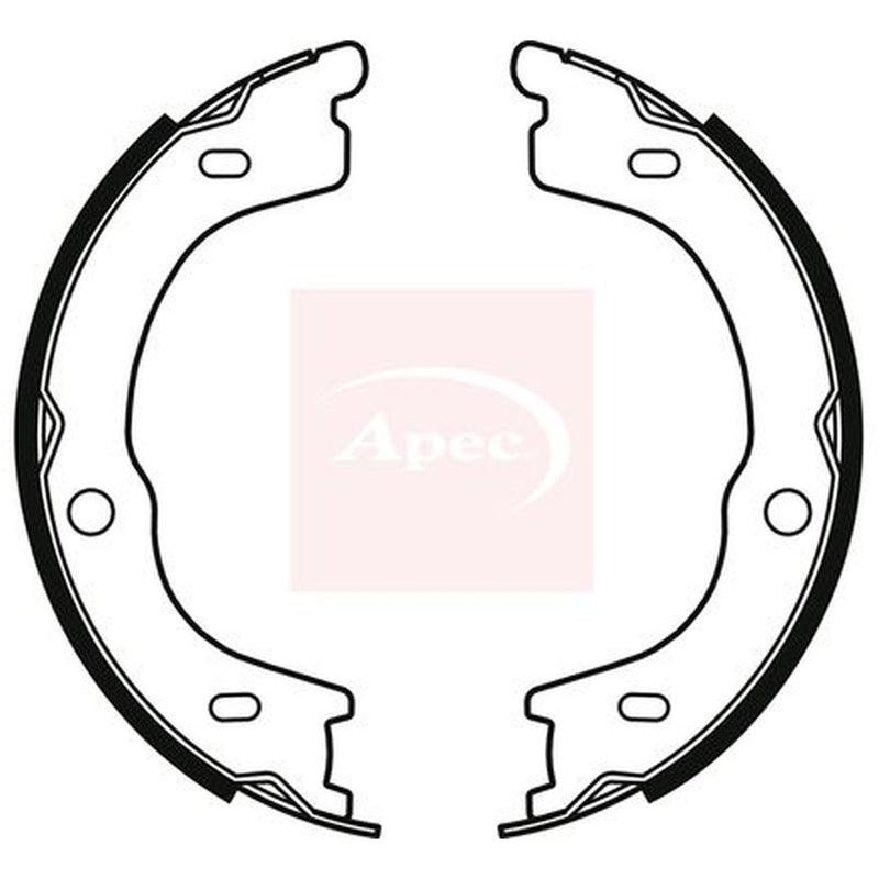 Apec Parking Brake Shoe Set SHU824