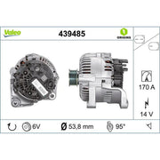 Valeo Car Alternator 12V 439485