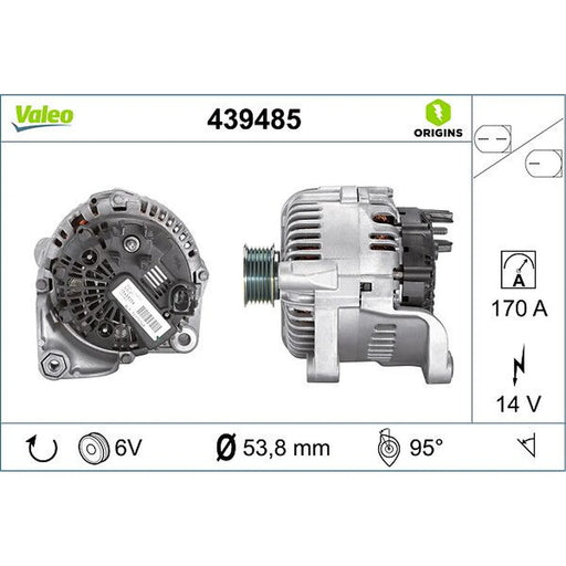 Valeo Car Alternator 12V 439485