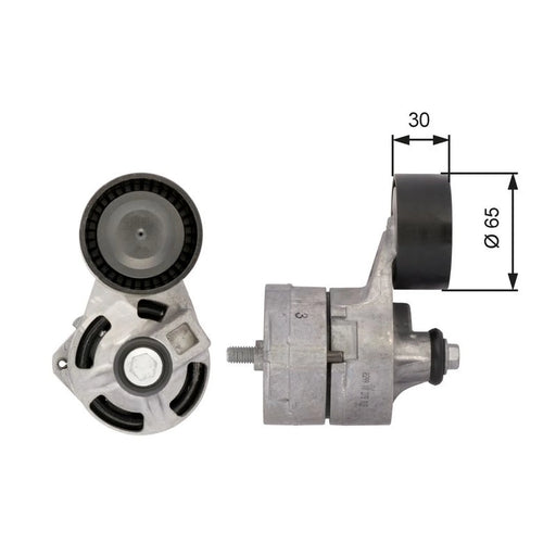 Gates Auxiliary Belt Tensioner T39108