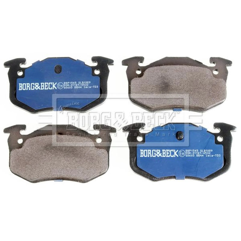 Borg & Beck 4 x Rear Brake Pad Set BBP1545