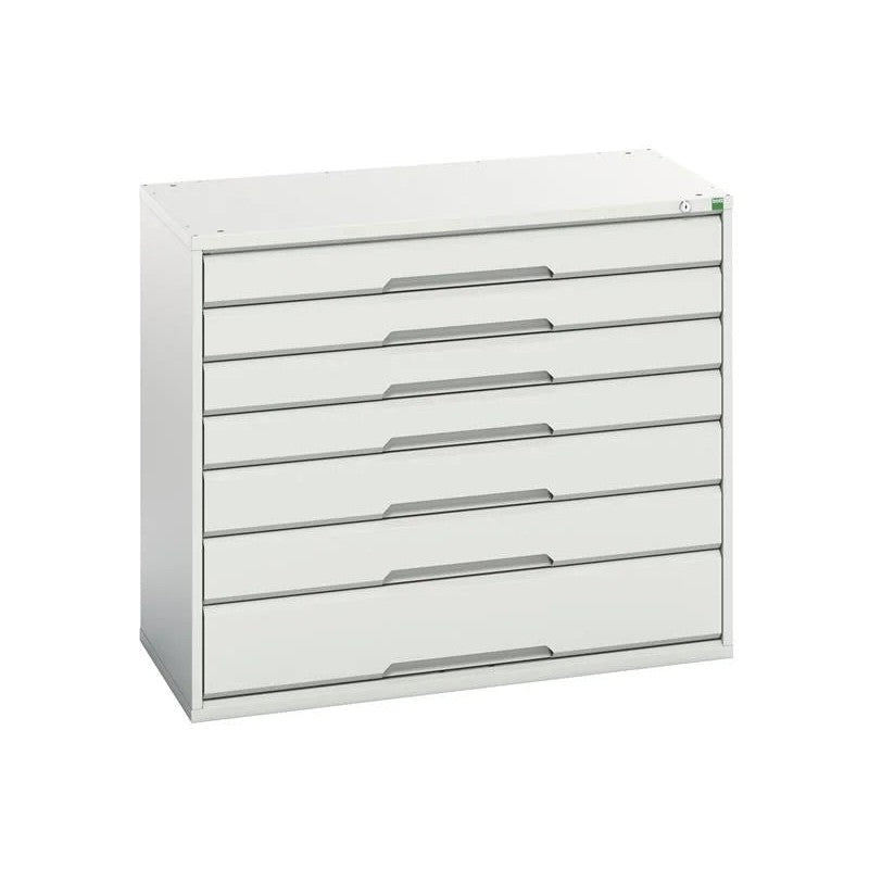 Bott Verso 7 Drawer Cabinet 1050 x 900mm Light Grey - 16925229.16
