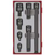 Teng Tools Impact Socket Accessories Set 1/2" Drive 11 Pieces