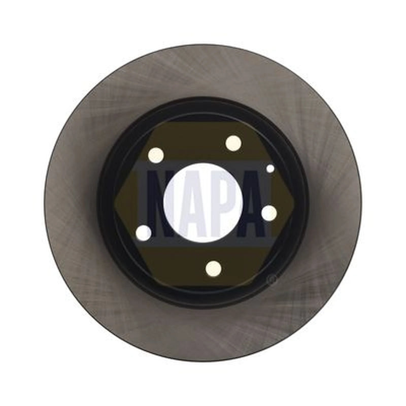 NAPA 2 x Solid Rear Brake Discs NBD5651