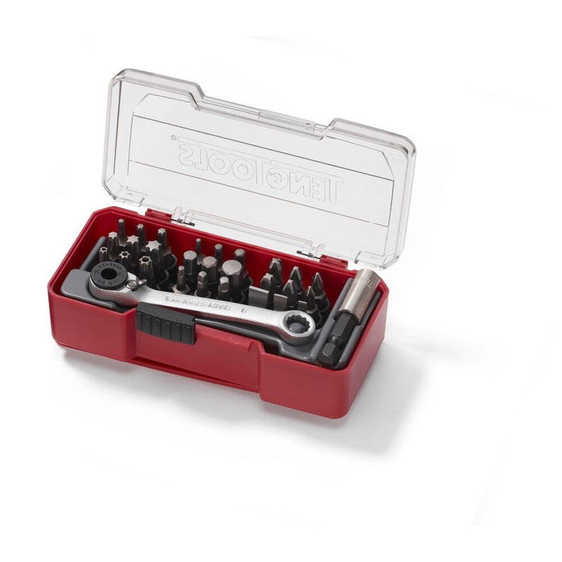 Teng Tools Bit Set Mixed 29 Pieces with Belt Clip