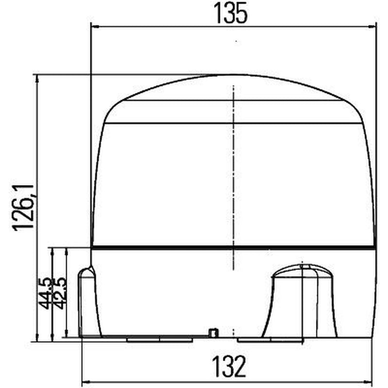 Hella Rotating Beacon Wide High 2RL 010 979-021