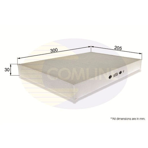 Comline Cabin Air Filter (Pollen Filter) EKF237
