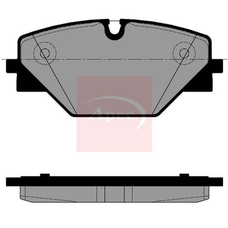 Apec Rear Brake Pad Set PAD2617