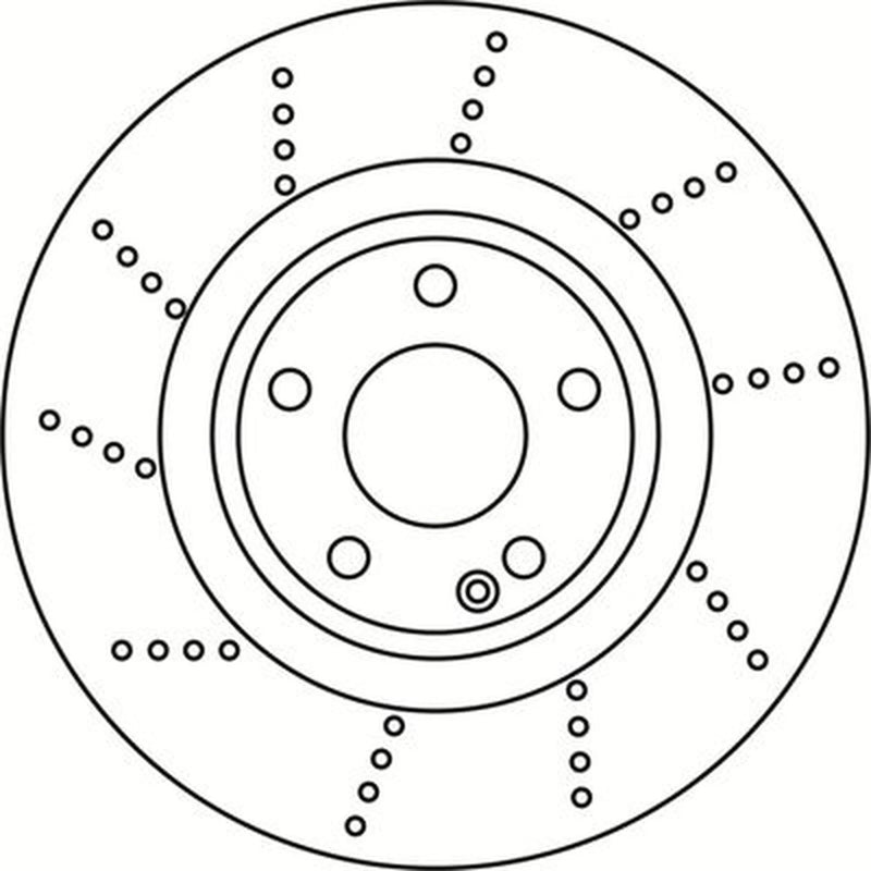 Abtex 2 x Vented Front Brake Discs BD2015V