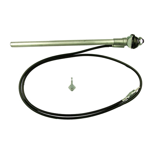 Celsus Aerial - Small Head Wing Mount - AM/FM - Chrome Celsus  - Town Parts