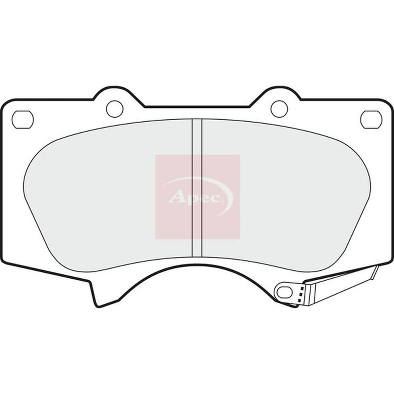 Apec Front Brake Pad Set PAD1382
