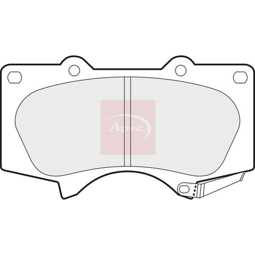 Apec Front Brake Pad Set PAD1382