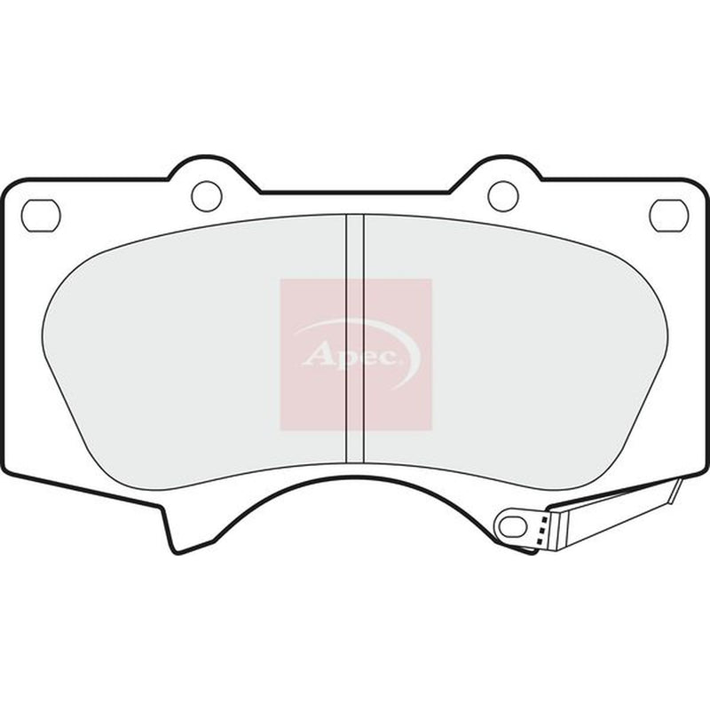 Apec Front Brake Pad Set PAD1382
