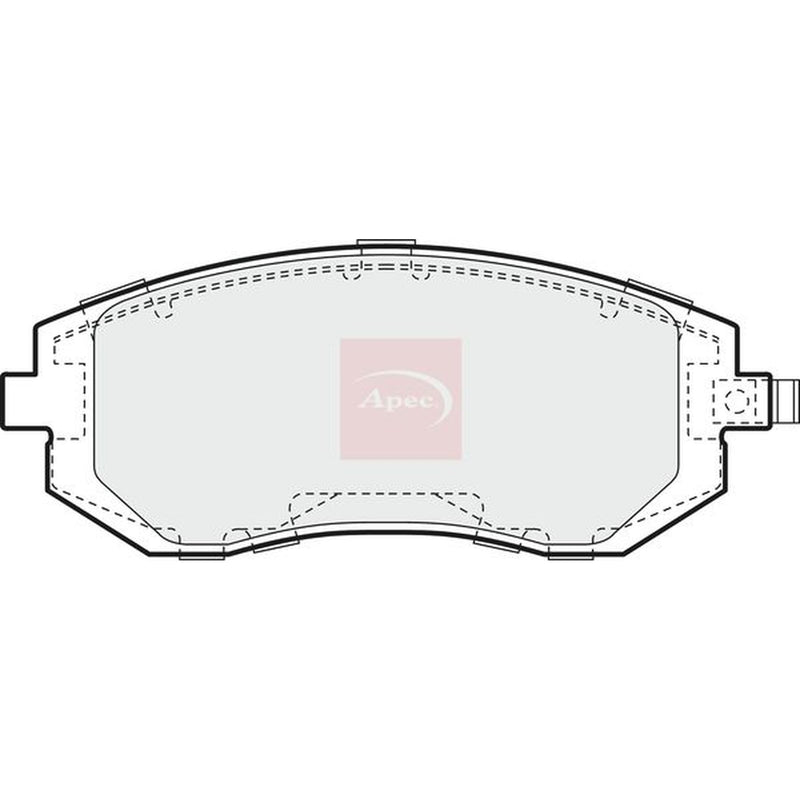 Apec Front Brake Pad Set PAD1362