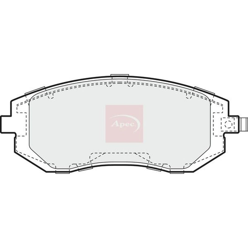 Apec Front Brake Pad Set PAD1362