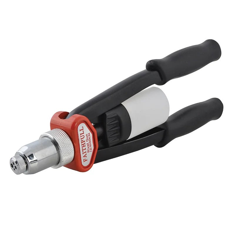 Faithfull Heavy-Duty Dial Head Hand Riveter Short Arm - FAIRIVDIALSA