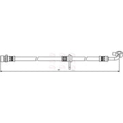 Apec Brake Hydraulic Hose Line Front Left HOS3862