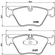 Brembo 4 x Front Brake Pad Set P06065