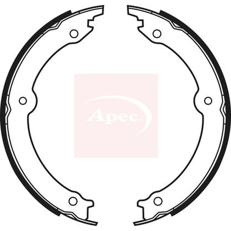 Apec Parking Brake Shoe Set SHU754