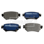 Borg & Beck 4 x Rear Brake Pad Set BBP2601