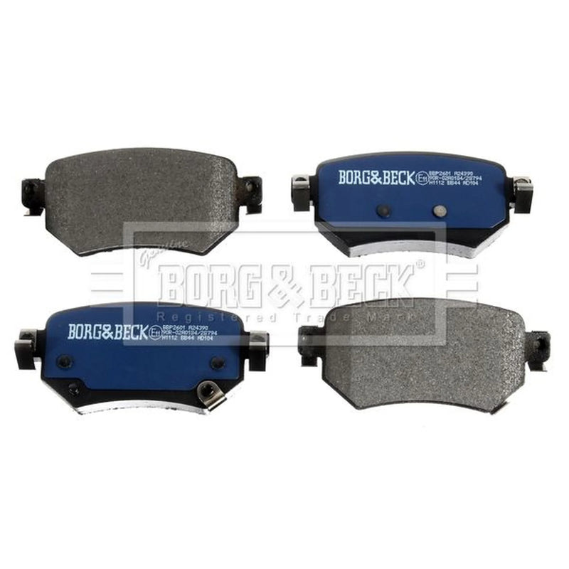Borg & Beck 4 x Rear Brake Pad Set BBP2601