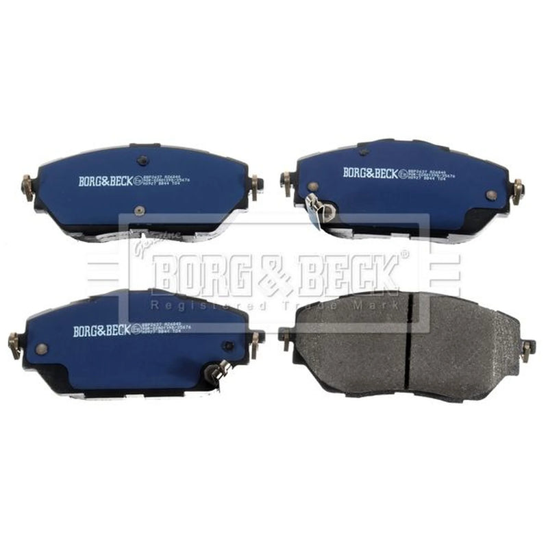 Borg & Beck 4 x Front Brake Pad Set BBP2637