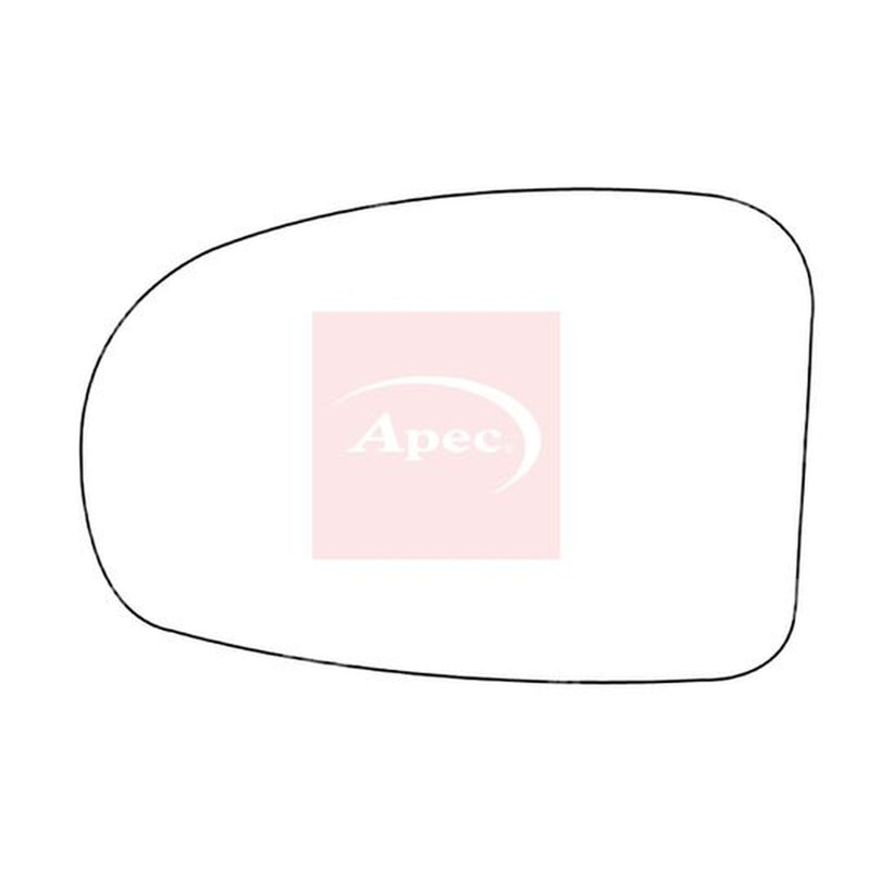 Apec Exterior Wing Mirror Glass Left AMS2589