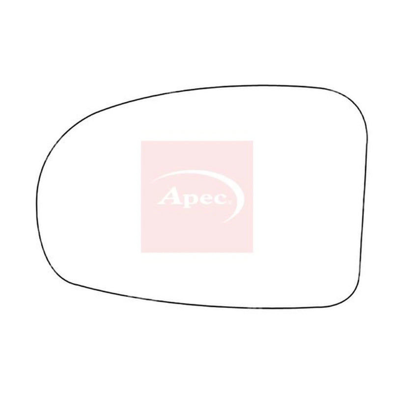 Apec Exterior Wing Mirror Glass Left AMS2589