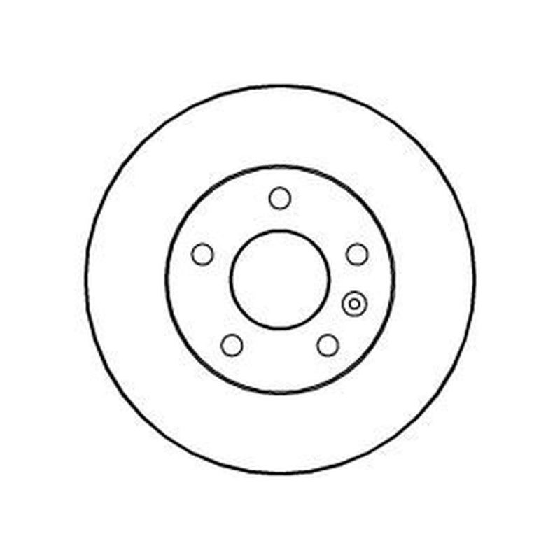 Abtex 2 x Solid Rear Brake Discs BD827S