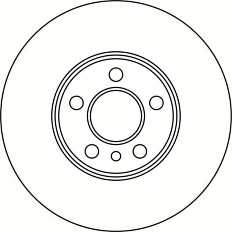 Abtex 2 x Vented Front Brake Discs BD2027V