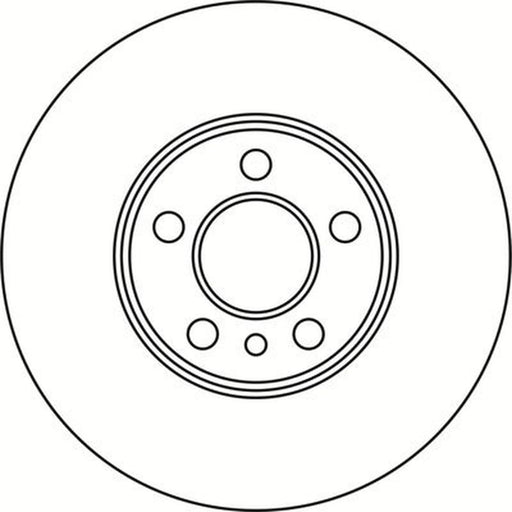 Abtex 2 x Vented Front Brake Discs BD2027V