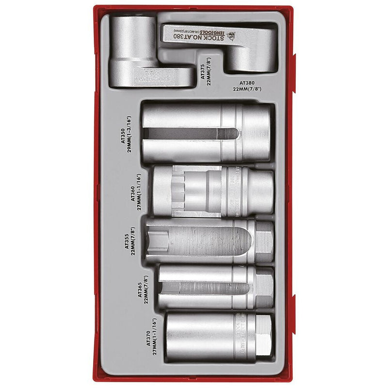 Teng Tools Automotive Socket Set TT1 7 Pieces 3/8" & 1/2" Drive