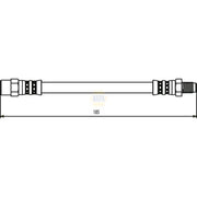 NAPA Brake Hydraulic Hose Line Rear NBH1056