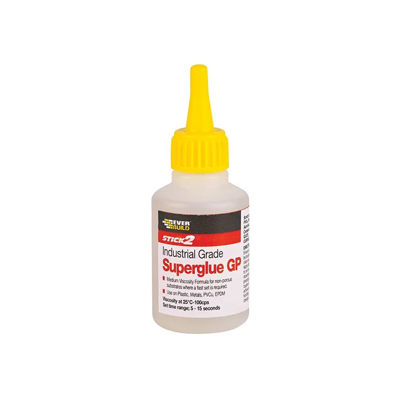 Everbuild Sika Industrial Superglue General Purpose 50g - 484652