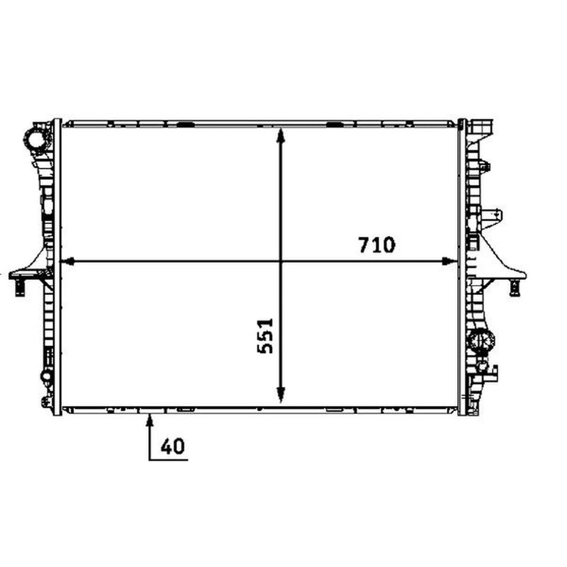 Mahle Engine Radiator CR 568 000S