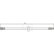 Apec Brake Hydraulic Hose Line Rear HOS3719