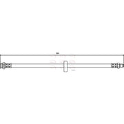 Apec Brake Hydraulic Hose Line Rear HOS3719