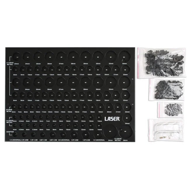 Laser Tools Socket Drawer Organiser - PL