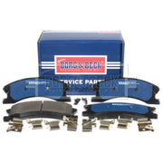 Borg & Beck 4 x Front Brake Pad Set BBP2148