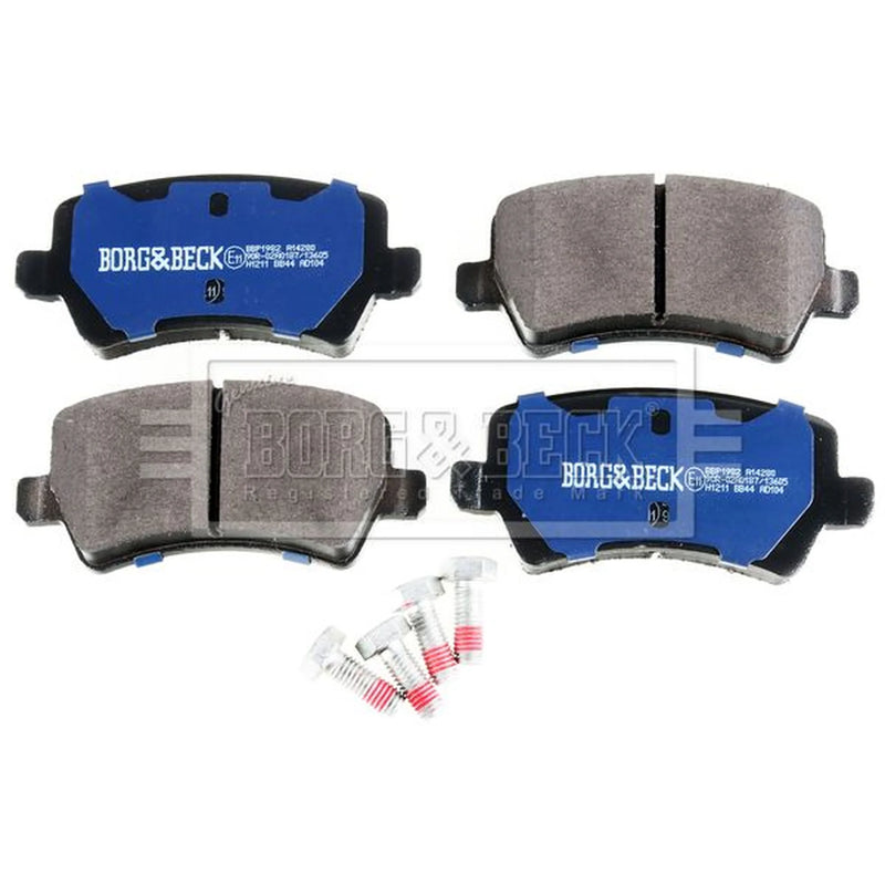 Borg & Beck 4 x Rear Brake Pad Set BBP1982