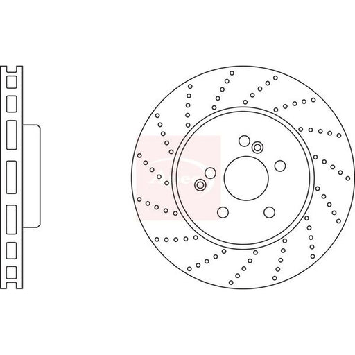 Apec 2 x / Front Brake Discs DSK2684