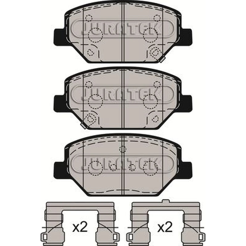 Juratek Front Brake Pad Set JCP8159