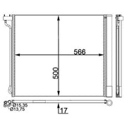 Mahle Air Conditioning Condenser AC 269 000P