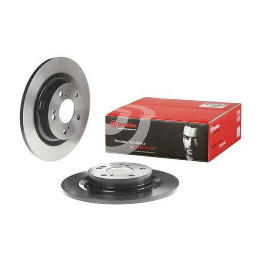 Brembo 2 x Solid Rear Brake Discs 08.D713.11