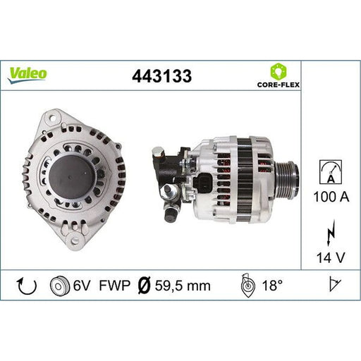 Valeo Car Alternator 12V 443133