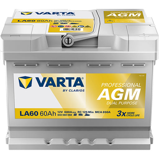 Varta Battery 12V 60Ah 680A 840060068K312 OE X991451000640